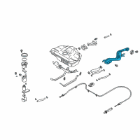 OEM 2004 Nissan Sentra Tube Assy-Filler Diagram - 17221-8U600