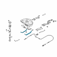 OEM 2004 Nissan Sentra Band Assy-Fuel Tank Mounting Diagram - 17406-5M000