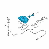 OEM Nissan Fuel Tank Assembly Diagram - 17202-5M000