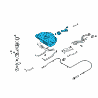 OEM 2002 Nissan Sentra Fuel Tank Assembly Diagram - 17202-5M000