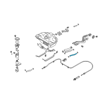 OEM 2003 Nissan Sentra Hose-Evaporation Diagram - 17336-5M001