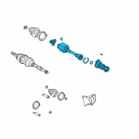 OEM 2004 Toyota MR2 Spyder Inner Joint Assembly Diagram - 43030-17030