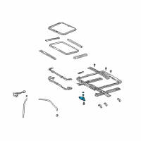 OEM Lexus RX300 Gear Sub-Assy, Sliding Roof Drive Diagram - 63260-48020