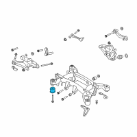 OEM BMW X5 Rubber Mounting Diagram - 33-31-6-784-940