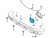 OEM 2021 Ford Bronco SENSOR ASY - SPEED Diagram - M2DZ-9E731-A