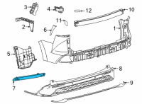 OEM Toyota Sienna Reflector Diagram - 81910-08020