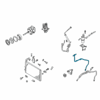 OEM 2001 Nissan Quest Pipe Assy-Rear Cooler, Low A Diagram - 92471-7B010