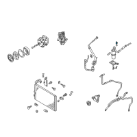 OEM 1999 Nissan Quest Switch Low Pressure Diagram - 92139-0B700