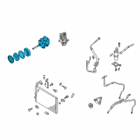 OEM 1999 Nissan Quest Compressor Wo Cl Diagram - 92620-7B000