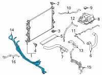 OEM Ford Maverick HOSE - HEATER WATER Diagram - NZ6Z-18472-A