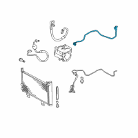 OEM 2008 Toyota Camry Suction Tube Diagram - 88707-33030