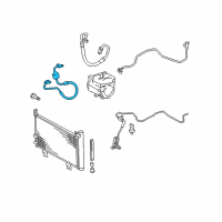 OEM 2009 Toyota Camry Discharge Hose Diagram - 88711-06350