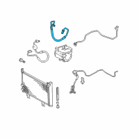 OEM 2010 Toyota Camry Suction Hose Diagram - 88712-33240