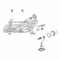 OEM 2015 Acura ILX Bulb (Hid D2S) Diagram - 33116-ST7-003