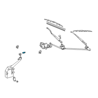 OEM 2003 Lexus GS430 Cap, Washer, A Diagram - 85316-42011