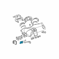 OEM Saturn SWITCH ASM, IGN & START Diagram - 84663295