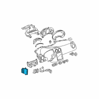 OEM 2010 Chevrolet Malibu Module Diagram - 20943341