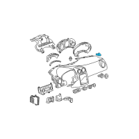 OEM 2010 Pontiac G6 Hazard Switch Diagram - 15258591