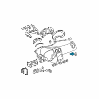 OEM 2010 Chevrolet Malibu Ignition Cylinder Diagram - 20759306