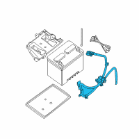 OEM 2010 Nissan Altima Cable Assy-Battery Earth Diagram - 24080-JA10A