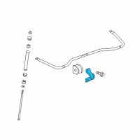 OEM 2014 Cadillac SRX Stabilizer Bar Bracket Diagram - 15873717