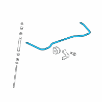 OEM 2010 Cadillac SRX Stabilizer Bar Diagram - 15945994