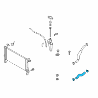 OEM 2010 Hyundai Genesis Coupe Hose Assembly-Radiator, Upper Diagram - 25414-2M100