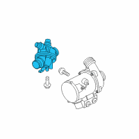 OEM 2012 BMW X5 Engine Thermostat Diagram - 11-53-7-601-158