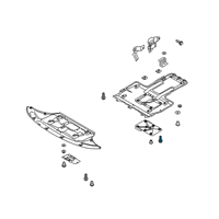 OEM 2017 Hyundai Santa Fe Bolt Diagram - 11302-06166-B