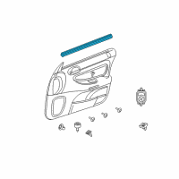 OEM 2004 Dodge Stratus WEATHERSTRIP-Front Door Belt Diagram - 5056220AD