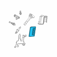 OEM Acura TSX Control Module, Engine (Rewritable) Diagram - 37820-RL8-A53