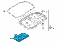 OEM 2022 Kia Seltos Oil Filter Assembly Diagram - 481492H000