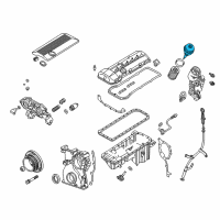 OEM 1997 BMW 528i Oil Filter Cover Diagram - 11-42-1-744-000