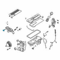 OEM 2005 BMW 325xi Camshaft Position Sensor Compatible Diagram - 12-14-7-518-628