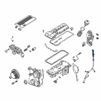 OEM 2004 BMW 530i Dipstick Diagram - 11-43-7-533-325