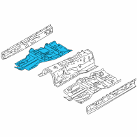 OEM 2010 Infiniti EX35 Floor-Front, RH Diagram - G4320-1BAMA