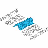 OEM Infiniti Floor-Front, Center Diagram - G4310-1BAMA