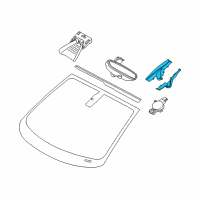 OEM 2019 BMW i3 Set Of Covers Mirror Baseplate Diagram - 51-16-9-323-830