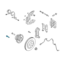 OEM Ford Explorer Hub Assembly Mount Bolt Diagram - -W719969-S900