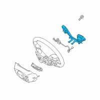 OEM 2017 Hyundai Sonata Steering Remote Control Switch Assembly Diagram - 96720-C1070-4X