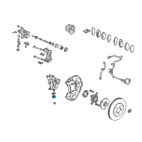 OEM 2000 Acura NSX Boot, Rear Ball (Lower) Diagram - 52225-SL0-003