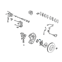 OEM 2001 Acura NSX Bolt, Rear Hub Unit (10X46.5) Diagram - 90160-SL0-008