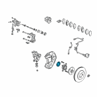 OEM 2000 Acura NSX Seal, Rear Bearing (Inner) Diagram - 91255-SL0-000