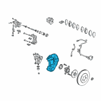 OEM Acura Splash Guard, Left Rear Diagram - 43256-SL0-000