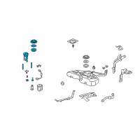 OEM Filter Set, Fuel Diagram - 17048-TA0-A00