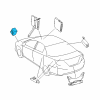 OEM 2017 Toyota Camry Buzzer Switch Diagram - 89747-0R020