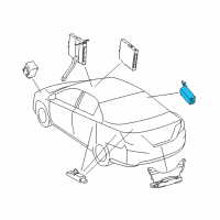 OEM 2013 Toyota Camry Receiver Diagram - 897A0-06030