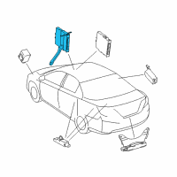 OEM 2017 Toyota Camry Control Module Diagram - 89990-06112