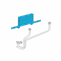 OEM 2007 Chevrolet Silverado 3500 Classic Transmission Cooler Diagram - 15102153