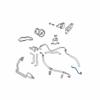 OEM Hyundai Accent Tube Assembly-Return Diagram - 57521-25010